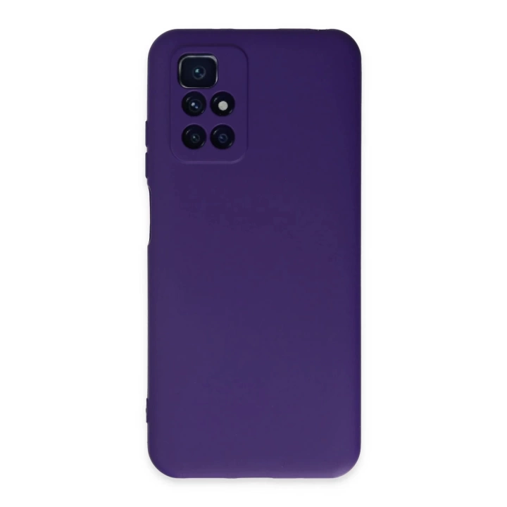 BFS  Xiaomi Redmi 10 2022 Kılıf Nano içi Kadife Silikon - Mor