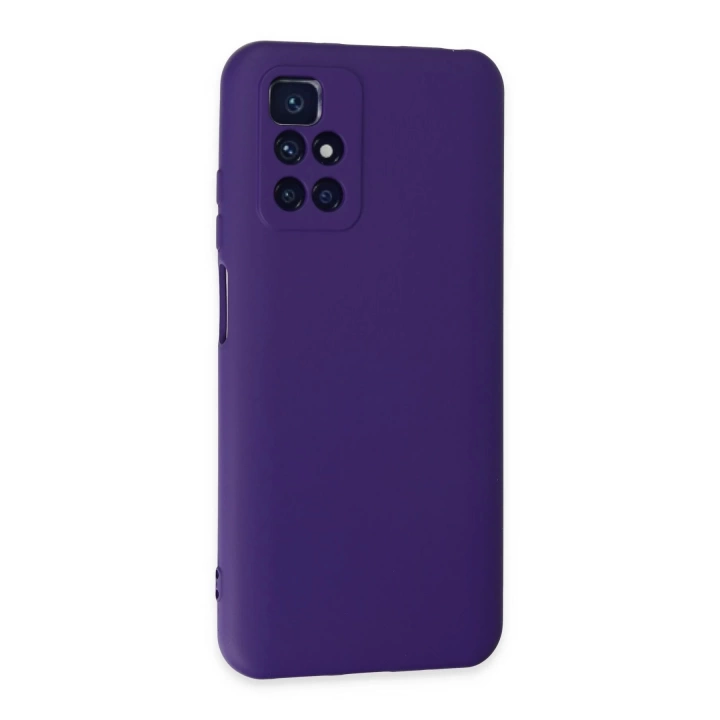 BFS  Xiaomi Redmi 10 2022 Kılıf Nano içi Kadife Silikon - Mor