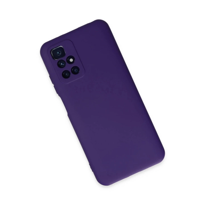 BFS  Xiaomi Redmi 10 2022 Kılıf Nano içi Kadife Silikon - Mor