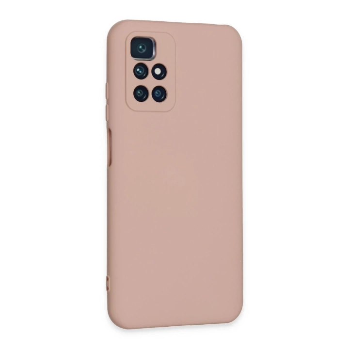 BFS  Xiaomi Redmi 10 2022 Kılıf Nano içi Kadife Silikon - Pudra