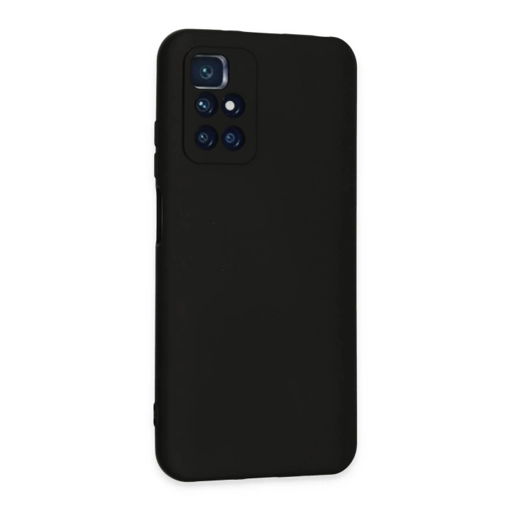 BFS  Xiaomi Redmi 10 2022 Kılıf Nano içi Kadife Silikon - Siyah