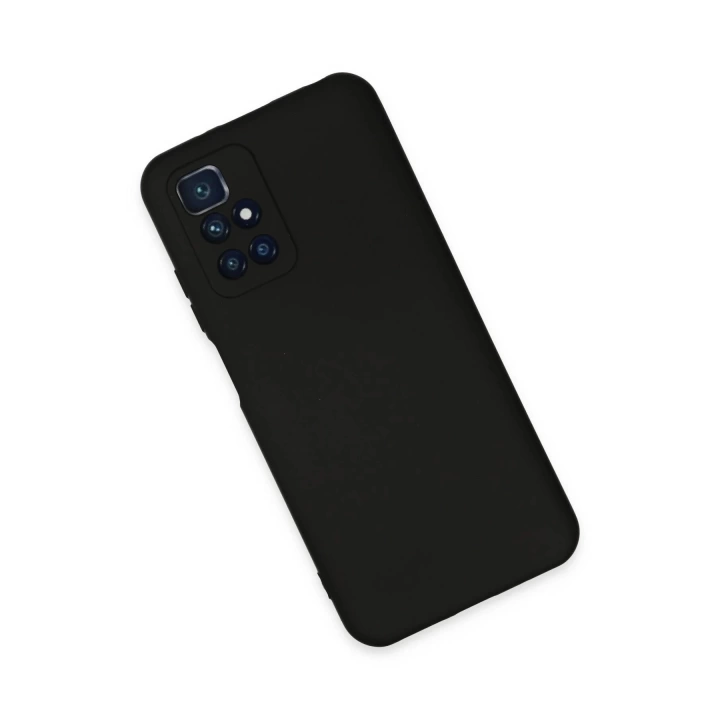 BFS  Xiaomi Redmi 10 2022 Kılıf Nano içi Kadife Silikon - Siyah