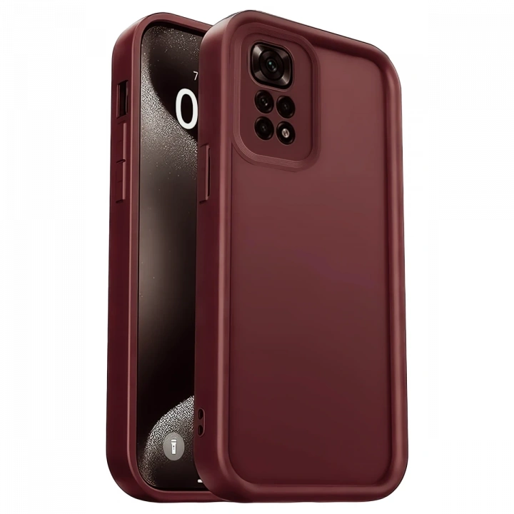 BFS  Xiaomi Redmi 10 2022 Kılıf Viera Silikon - Bordo