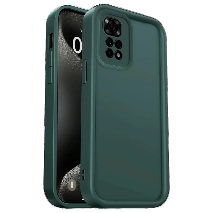 BFS  Xiaomi Redmi 10 2022 Kılıf Viera Silikon - Koyu Yeşil
