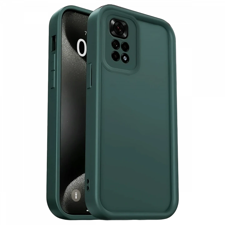 BFS  Xiaomi Redmi 10 2022 Kılıf Viera Silikon - Koyu Yeşil