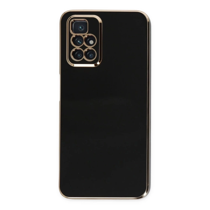 BFS  Xiaomi Redmi 10 2022 Kılıf Volet Silikon - Siyah