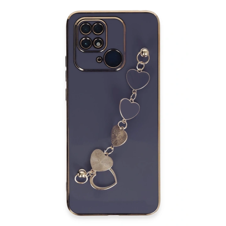 BFS  Xiaomi Redmi 10C Kılıf Esila Silikon - Gri