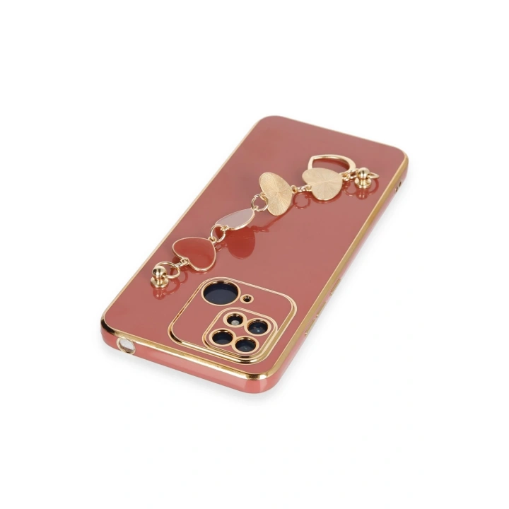 BFS  Xiaomi Redmi 10C Kılıf Esila Silikon - Kırmızı