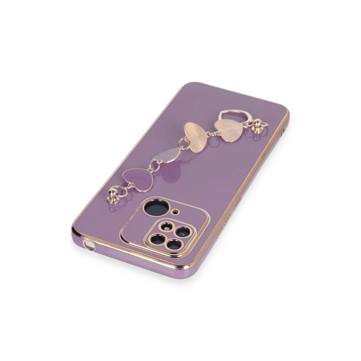 BFS  Xiaomi Redmi 10C Kılıf Esila Silikon - Mor