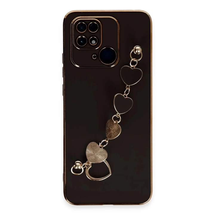 BFS  Xiaomi Redmi 10C Kılıf Esila Silikon - Siyah