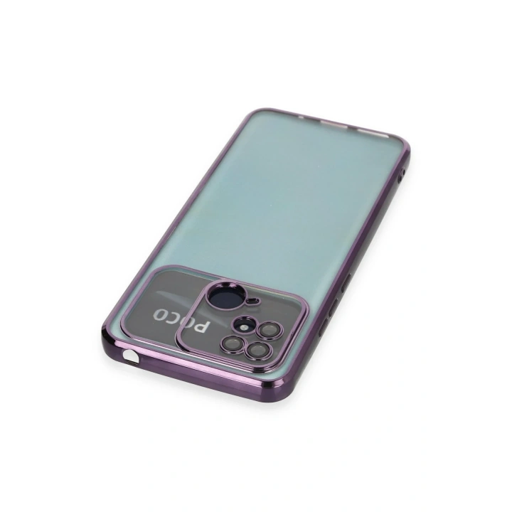 BFS  Xiaomi Redmi 10C Kılıf  Lensli Silikon - Mor