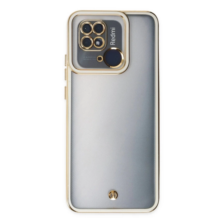 BFS  Xiaomi Redmi 10C Kılıf Liva Lens Silikon - Beyaz