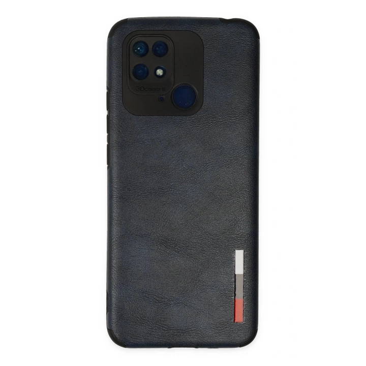 BFS  Xiaomi Redmi 10C Kılıf Loop Deri Silikon - Lacivert