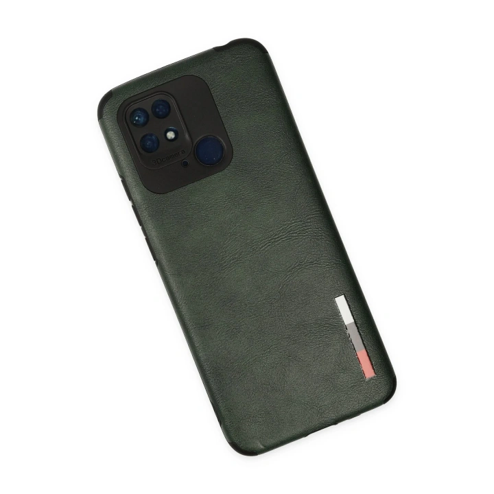 BFS  Xiaomi Redmi 10C Kılıf Loop Deri Silikon - Yeşil