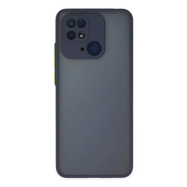 BFS  Xiaomi Redmi 10C Kılıf Montreal Silikon Kapak - Lacivert