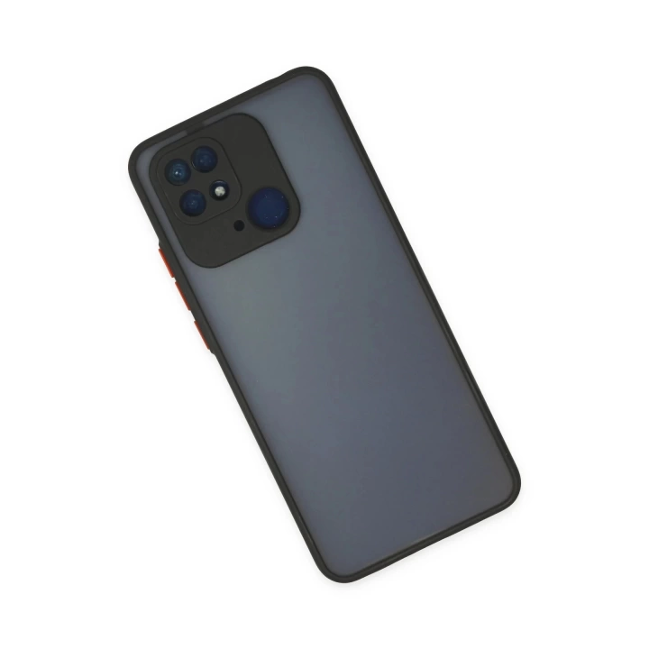 BFS  Xiaomi Redmi 10C Kılıf Montreal Silikon Kapak - Siyah