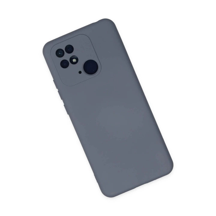 BFS  Xiaomi Redmi 10C Kılıf Nano içi Kadife Silikon - Gri