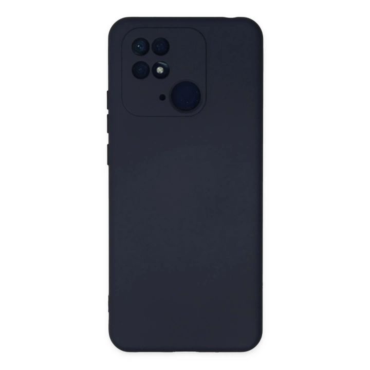 BFS  Xiaomi Redmi 10C Kılıf Nano içi Kadife Silikon - Lacivert