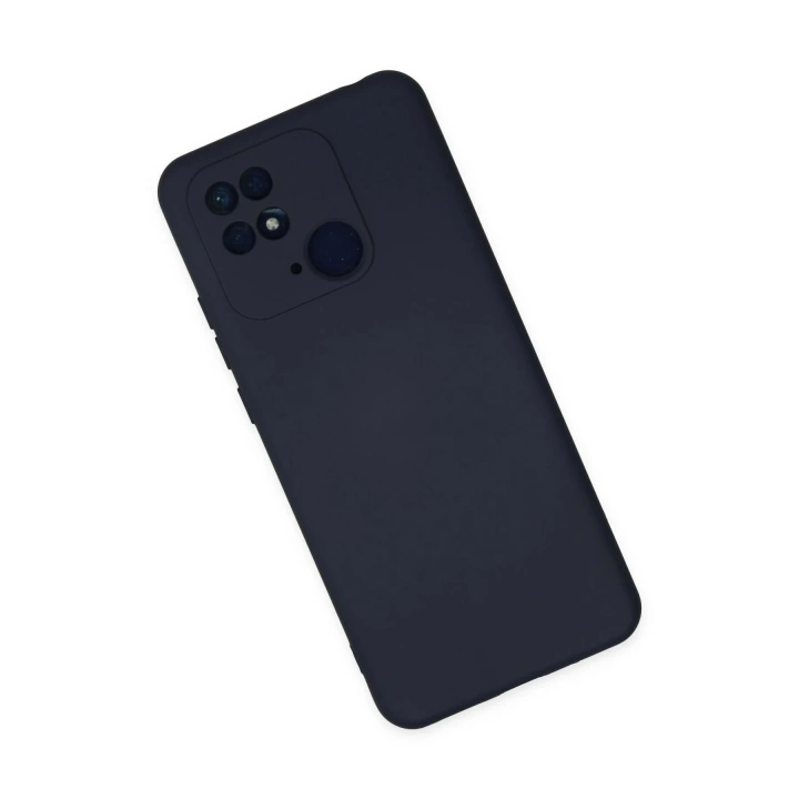 BFS  Xiaomi Redmi 10C Kılıf Nano içi Kadife Silikon - Lacivert