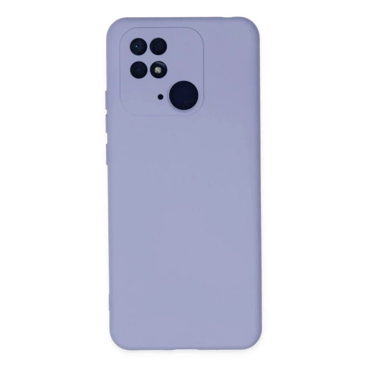 BFS  Xiaomi Redmi 10C Kılıf Nano içi Kadife Silikon - Lila
