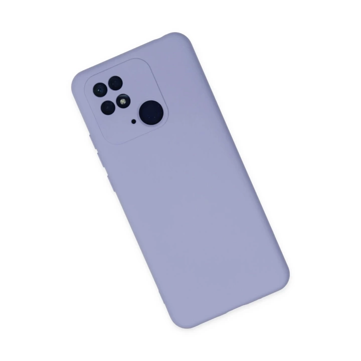 BFS  Xiaomi Redmi 10C Kılıf Nano içi Kadife Silikon - Lila