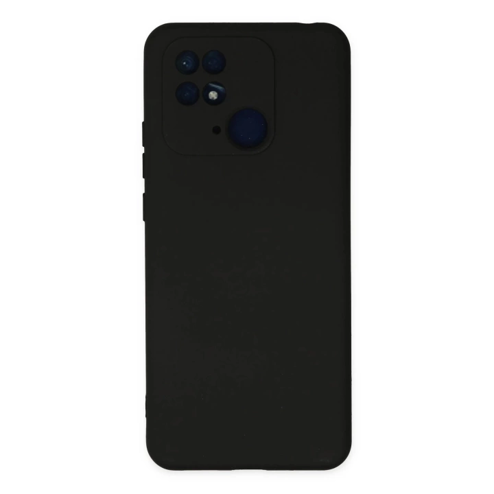 BFS  Xiaomi Redmi 10C Kılıf Nano içi Kadife Silikon - Siyah