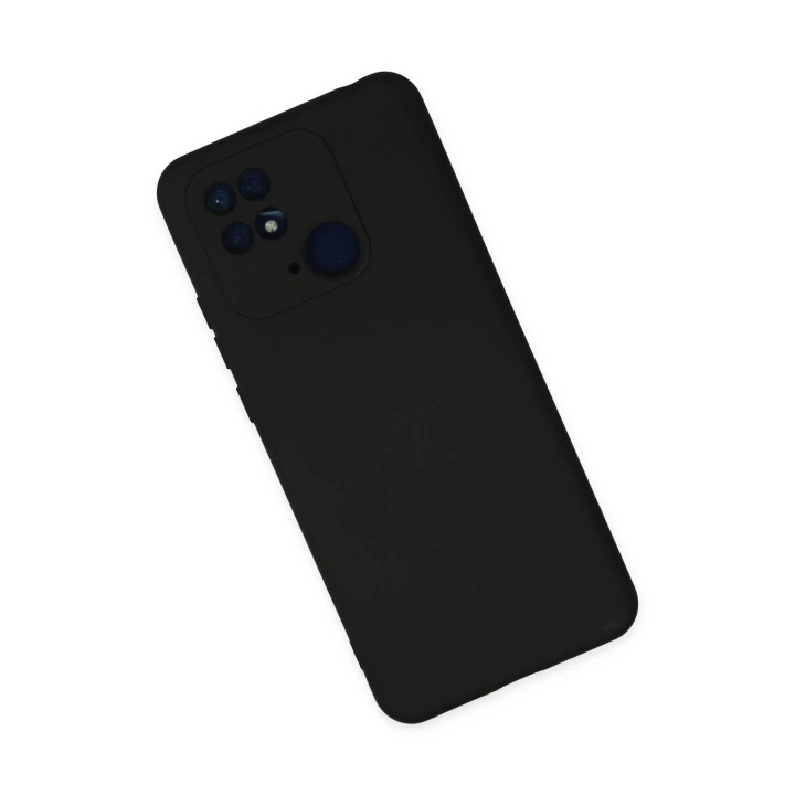 BFS  Xiaomi Redmi 10C Kılıf Nano içi Kadife Silikon - Siyah