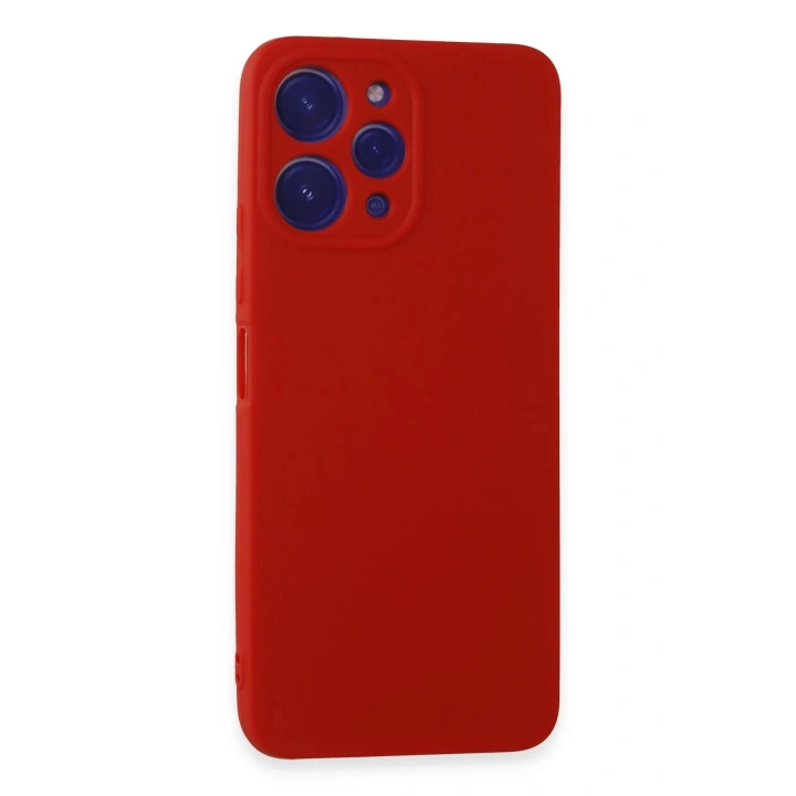 BFS  Xiaomi Redmi 12 Kılıf First Silikon - Kırmızı