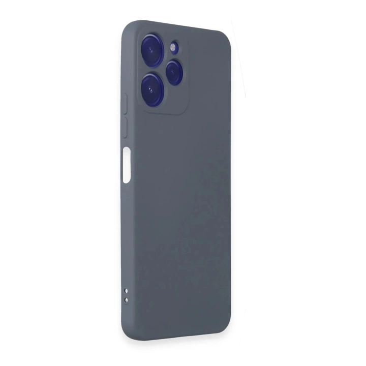 BFS  Xiaomi Redmi 12 Kılıf Nano içi Kadife Silikon - Gri