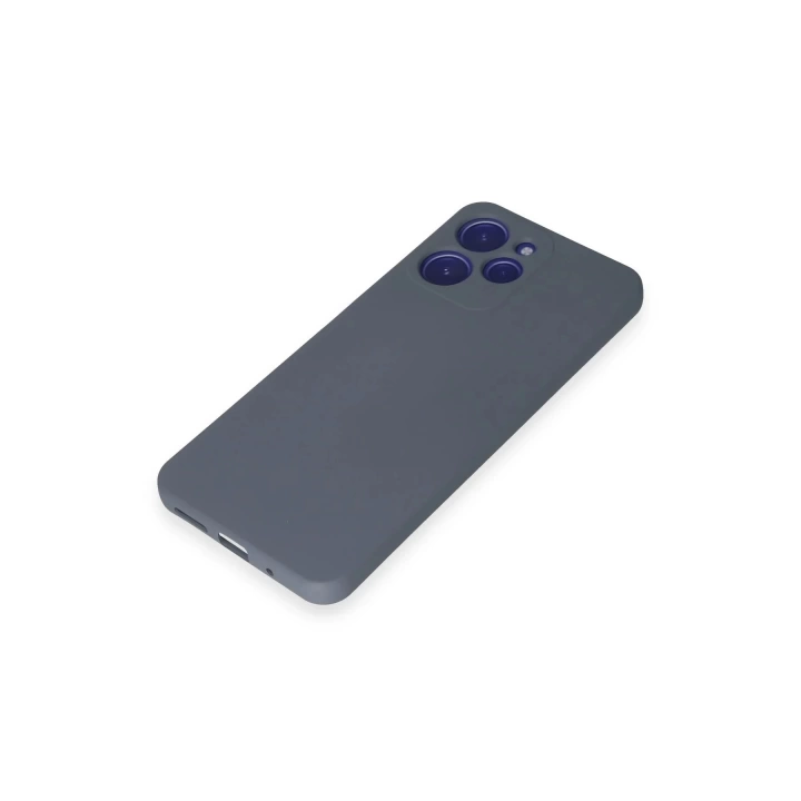 BFS  Xiaomi Redmi 12 Kılıf Nano içi Kadife Silikon - Gri