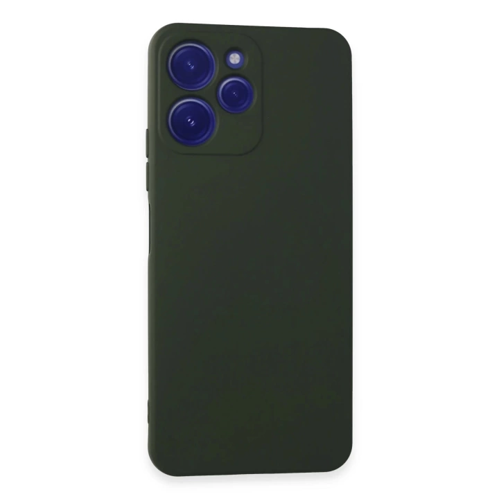 BFS  Xiaomi Redmi 12 Kılıf Nano içi Kadife Silikon - Koyu Yeşil