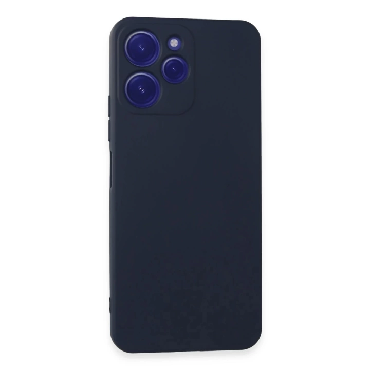 BFS  Xiaomi Redmi 12 Kılıf Nano içi Kadife Silikon - Lacivert