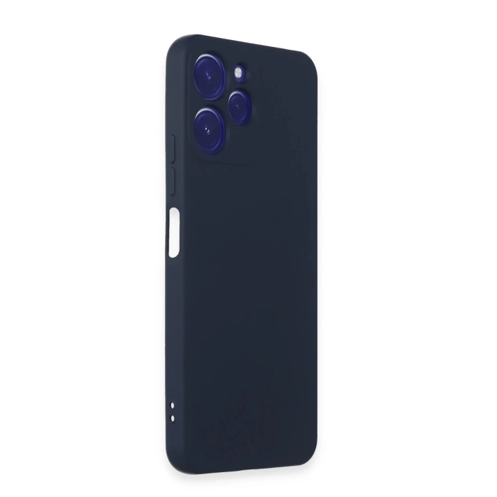 BFS  Xiaomi Redmi 12 Kılıf Nano içi Kadife Silikon - Lacivert