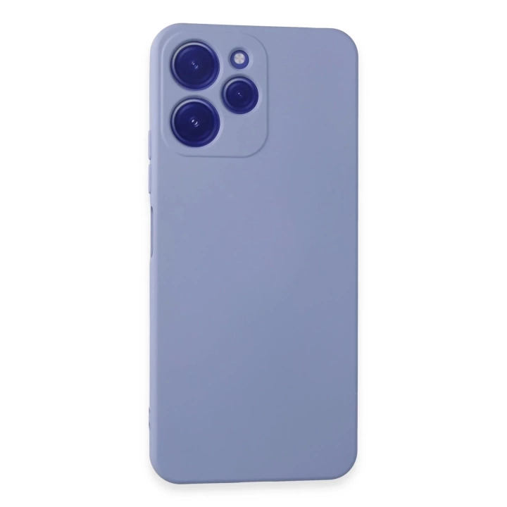 BFS  Xiaomi Redmi 12 Kılıf Nano içi Kadife Silikon - Lila