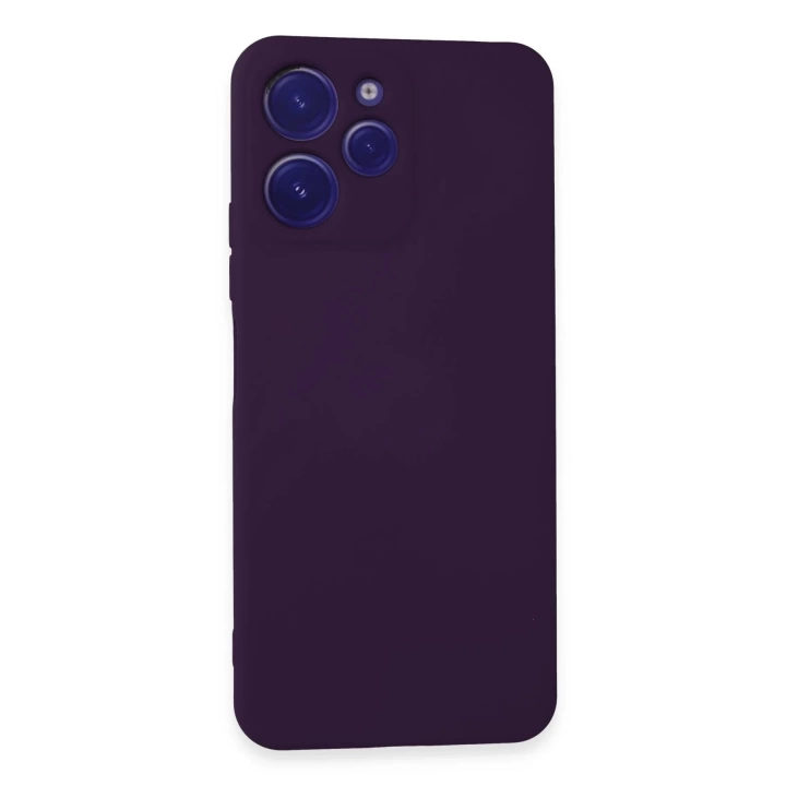 BFS  Xiaomi Redmi 12 Kılıf Nano içi Kadife Silikon - Mor