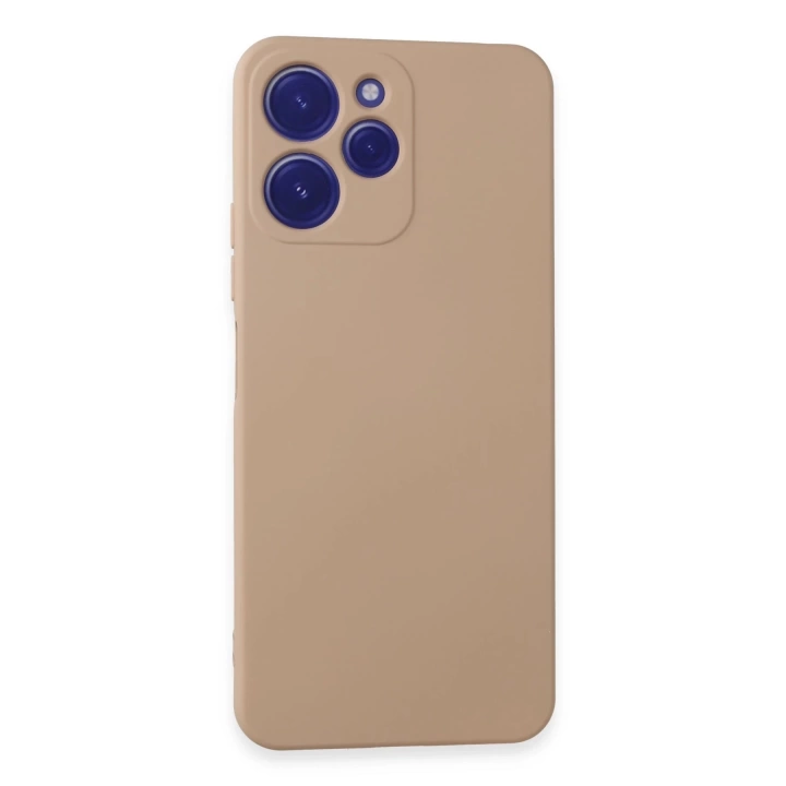 BFS  Xiaomi Redmi 12 Kılıf Nano içi Kadife Silikon - Pudra