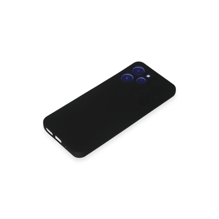 BFS  Xiaomi Redmi 12 Kılıf Nano içi Kadife Silikon - Siyah