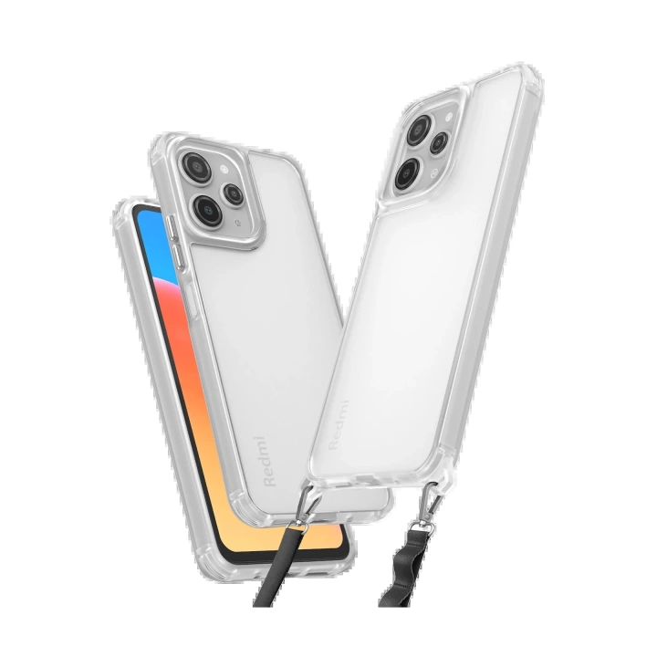BFS  Xiaomi Redmi 12 Kılıf Penta Silikon Kılıf - Şeffaf