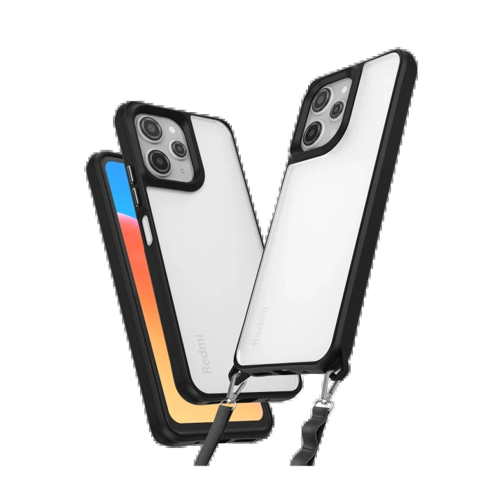 BFS  Xiaomi Redmi 12 Kılıf Penta Silikon Kılıf - Siyah