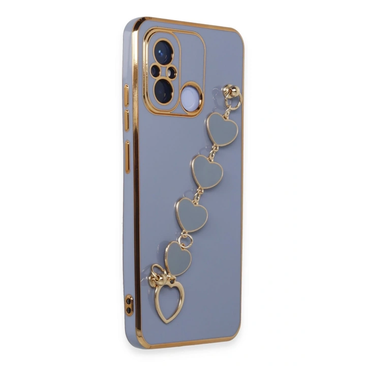 BFS  Xiaomi Redmi 12C Kılıf Esila Silikon - Gri