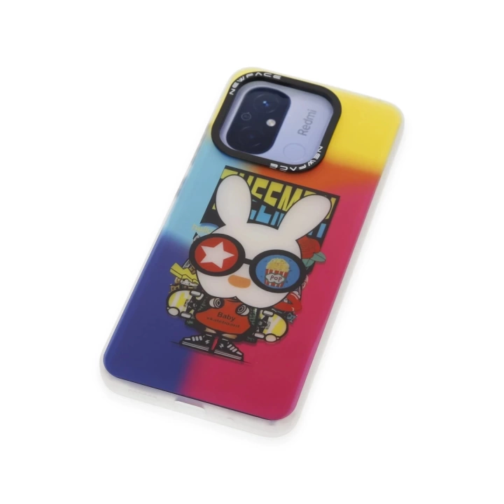 BFS  Xiaomi Redmi 12C Kılıf Estoril Desenli Kapak - Estoril - 10