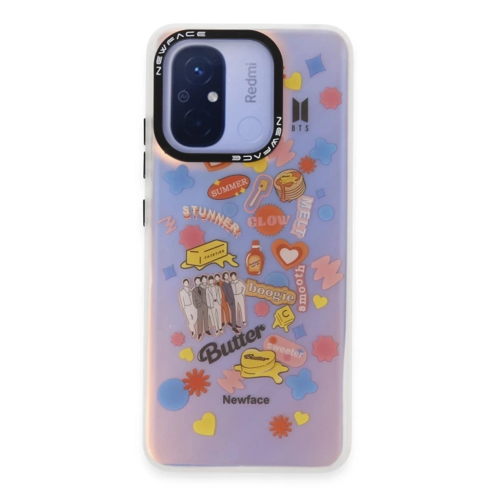 BFS  Xiaomi Redmi 12C Kılıf Estoril Desenli Kapak - Estoril - 16