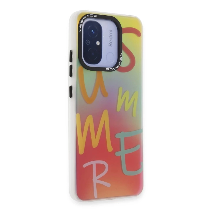 BFS  Xiaomi Redmi 12C Kılıf Estoril Desenli Kapak - Estoril - 3