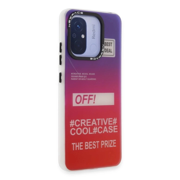BFS  Xiaomi Redmi 12C Kılıf Estoril Desenli Kapak - Estoril - 9