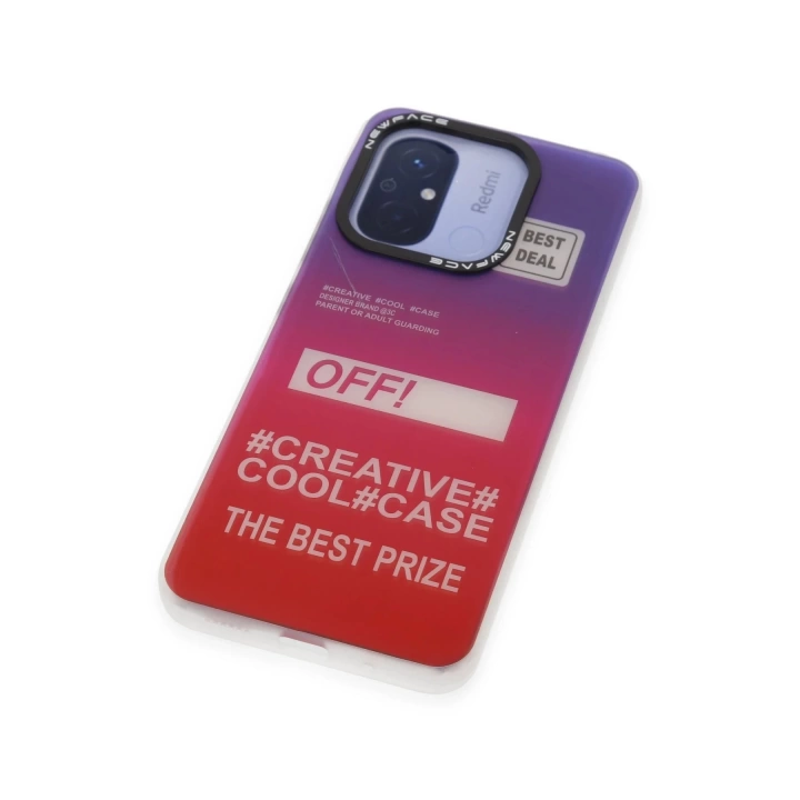 BFS  Xiaomi Redmi 12C Kılıf Estoril Desenli Kapak - Estoril - 9