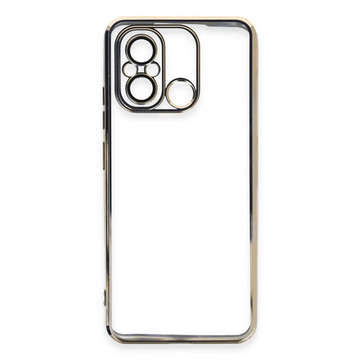 BFS Xiaomi Redmi 12C Kılıf Lensli Silikon - Gold