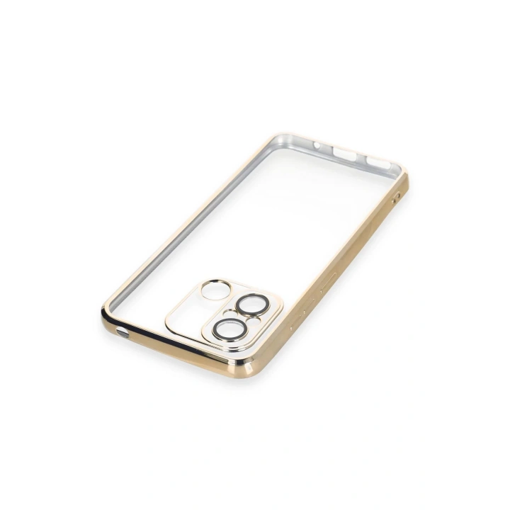 BFS Xiaomi Redmi 12C Kılıf Lensli Silikon - Gold