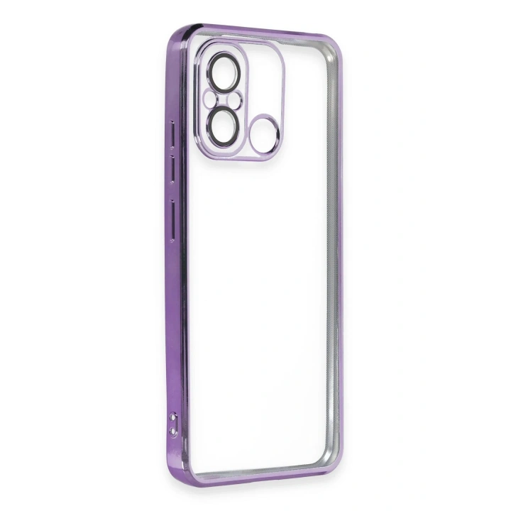 BFS  Xiaomi Redmi 12C Kılıf  Lensli Silikon - Mor