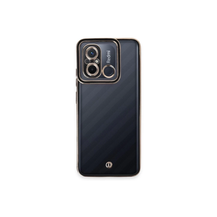 BFS  Xiaomi Redmi 12C Kılıf Liva Lens Silikon - Siyah
