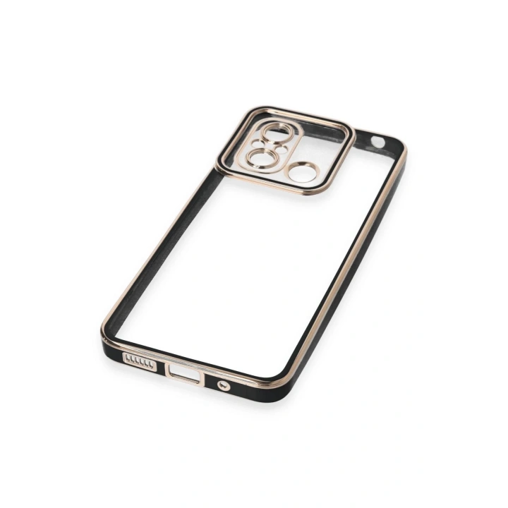 BFS Xiaomi Redmi 12C Kılıf Liva Lens Silikon - Siyah